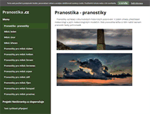 Tablet Screenshot of pranostika.cz